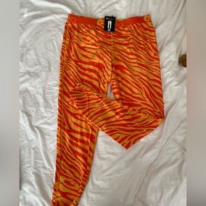 XL Ethika orange tiger leggings